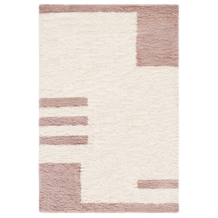 Safavieh 5 x 8 ft. Casablanca Hand Woven Rectangle Area Rug Pink & Ivory CSB704U-5